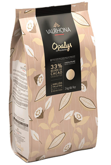 VALRHONA: Chocolate Pellets: Opalys 33%