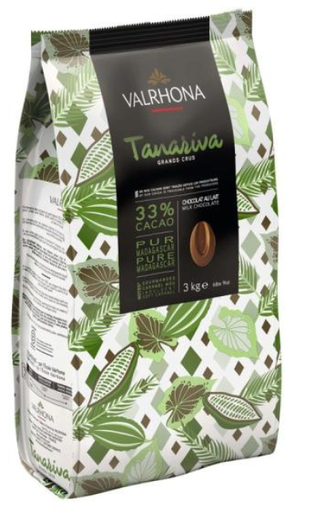 VALRHONA: Chocolate Pellets: Tanariva 33%
