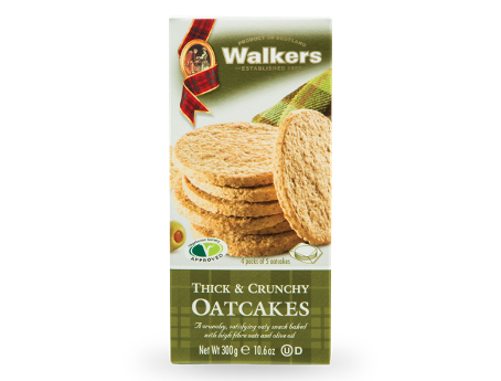 WALKERS Thick and Crunchy Oat Cakes