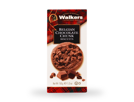 WALKERS Belgian Chocolate Chip Biscuits