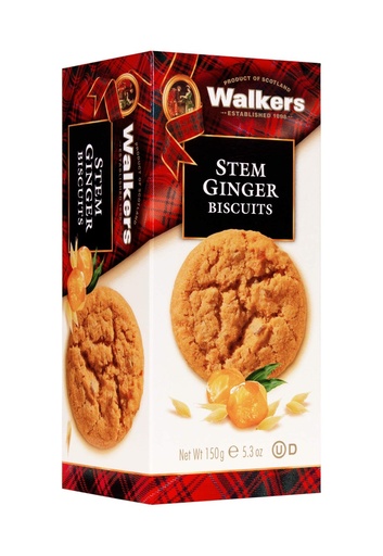 WALKERS Stem Ginger Biscuits