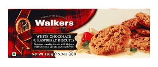 WALKERS White Chocolate and Raspberry Biscuits