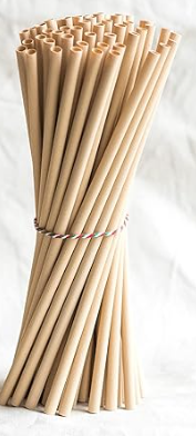 Bamboo Straw Large - 6mmx21cm -