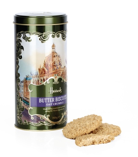 HARROD'S Heritage Oat Biscuit Tin