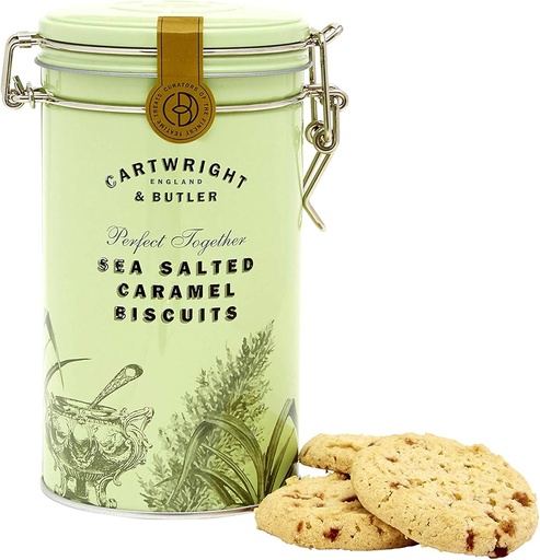 CARTWRIGHT & BUTLER Perfect Together Sea Salted Caramel Biscuits TIN