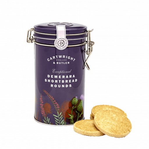 CARTWRIGHT & BUTLER Demerara Shortbread Rounds [Tin]