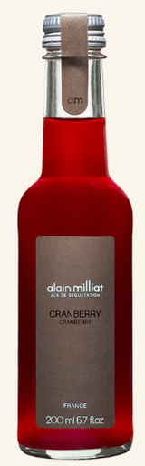 ALAIN MILLIAT Cranberry Juice [Glass]