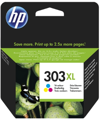 HP 303XL Inkjet Printer Cartridge Color T6N03AE