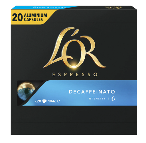L'OR ESPRESSO Coffee Pods Decaf 20pcs