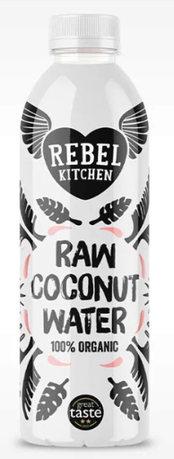 REBEL KITCHEN Raw Organic Coconut Water [cans] 8x875ml