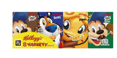 KELLOGG'S Cereals variety mini pack