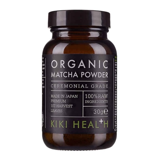 KIKI HEALTH Matcha Organic Powder Ceremonial grade 30g