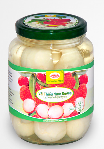 Litchis in Sirup Jar