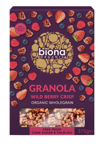 BIONA ORGANIC Wild Berry Crispy Granola