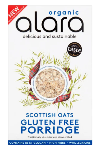 ALARA Gluten Free Porridge Oats Organic