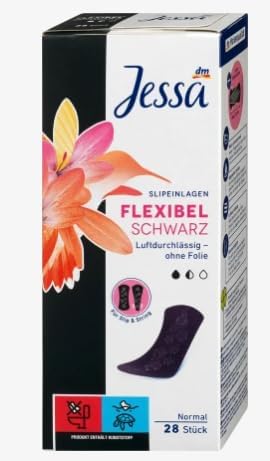 Panty Liners Black Normal