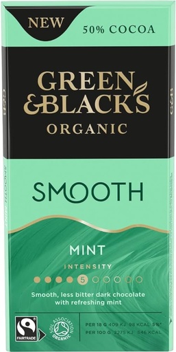 GREEN & BLACK'S Organic Smooth Mint Chocolate
