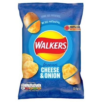WALKERS Crisp Cheese and Onions [Packets]
