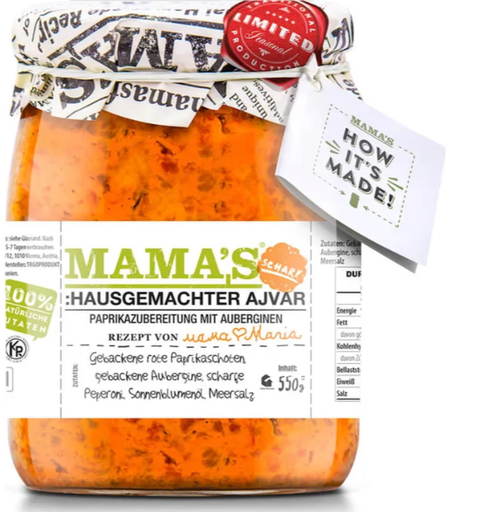 MAMA'S Ajvar Red Pepper Paste [Jar]
