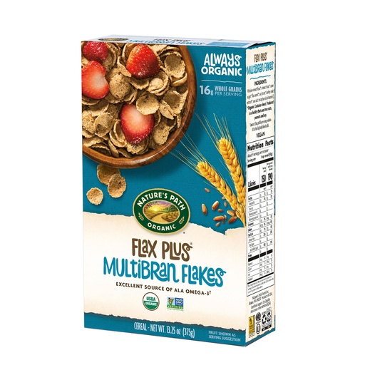 Nature's Path Organic Flax Plus Multibran Flakes Cereal