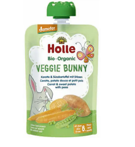 HOLLE Veggie Bunny Bottle Carrot Sweet Potato