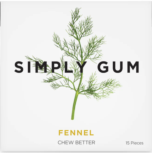 SIMPLY GUM Fennel Gum [15gums]