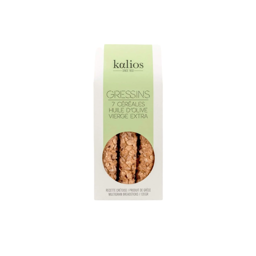 KALIOS Gressins 7 Cereals Extra Virgin Olive Oil 120g
