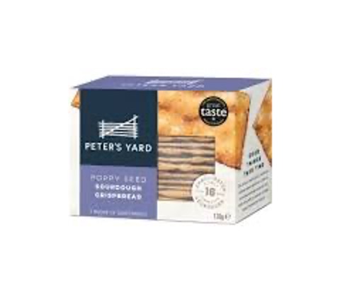 PETER'S YARD Poppy Seed Sourdough Crispbread 120g