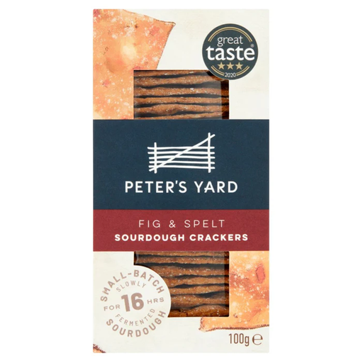 PETER'S YARD Fig Sourdough Crackers 100g