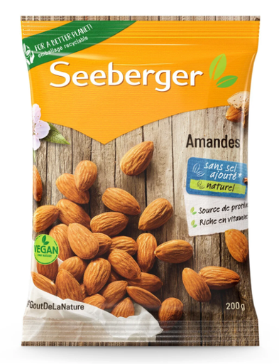 SEEBERGER Almonds Plain