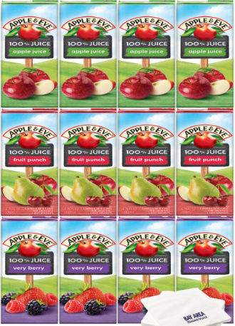 APPLE & EVE 100% Fruit Juice Juice Box Variety Pack