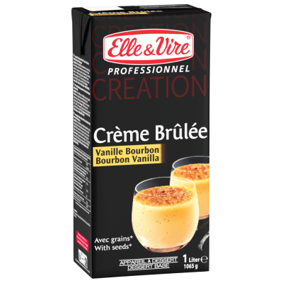 ELLE & VIRE Preparation for crème brûlée (Vanilla Bourbon)