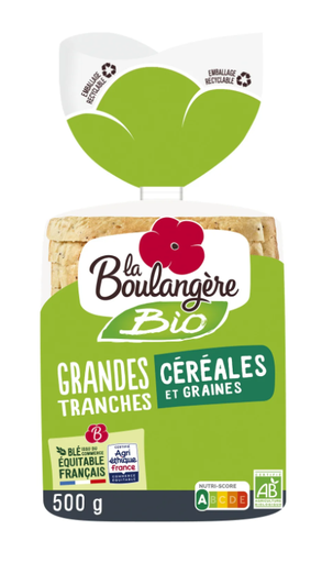 LA BOULANGERE Bread Multi Grain Sliced Low Calories Organic