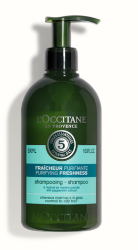L'OCCITANE Shampoo Purifing Fresh Peppermint