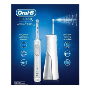 ORAL-B Aquacare Pro-expert Hydropulseur Et Genius X 20000 toothbrush