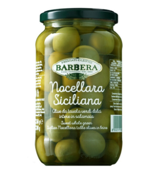 Sweet Nocellara Siciliana Green Olives Brined