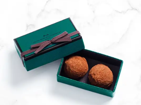 LA MAISON DU CHOCOLAT Box 2 Natural Chocolate Truffles