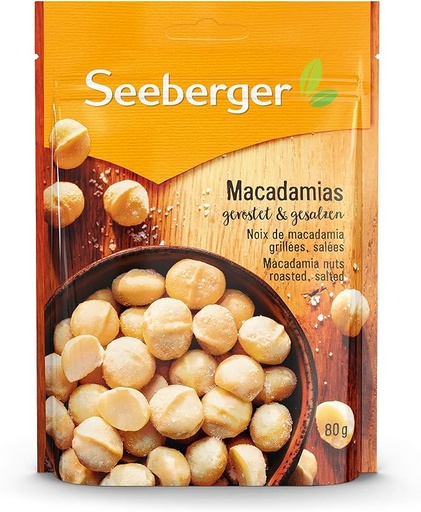 SEEBERGER Macadamia Nuts Grilled Salted