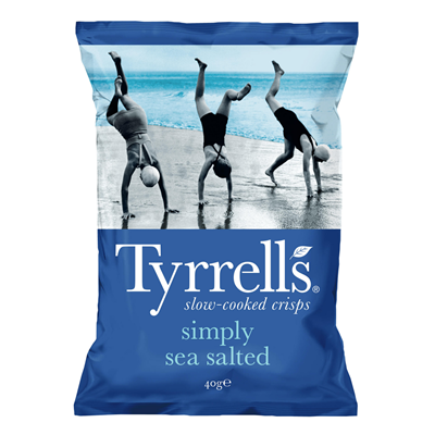 TYRRELL'S Crisps Simply Sea Salted