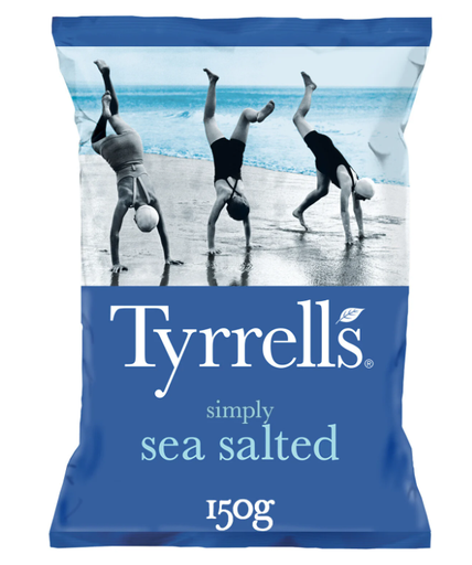 TYRRELL'S Crisps Simply Sea Salted