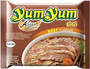 YUM YUM Noodles Beef Flavour [Pack]