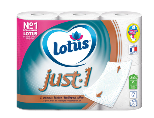 LOTUS Toilet Paper 5 ply Extra Soft Aqua Tube