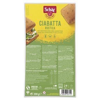 SCHÄR Gluten Free Ciabatta Rustica Flaxseed & Sunflower Seeds
