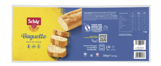 SCHÄR Gluten Free Baguette Precooked Plain
