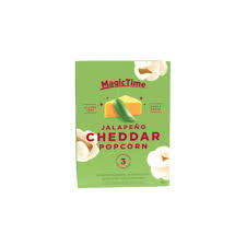 MAGIC TIME Jalapeno Cheddar Popcorn Gluten Free [Microwave]