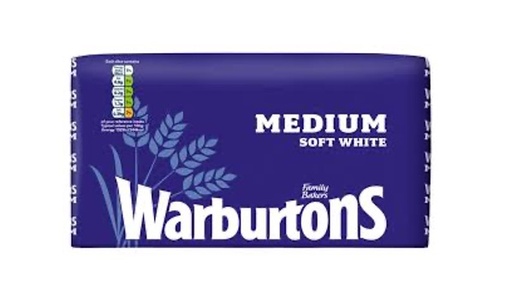WARBURTONS Medium White Sliced Bread