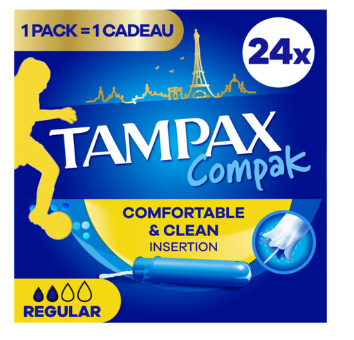 TAMPAX Compak Regular With Applicator
