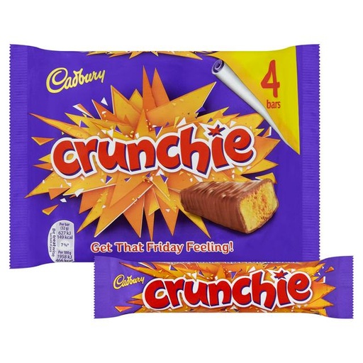 CADBURY Crunchie Chocolate Bar [Packet]