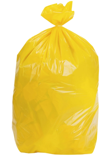 Yellow Bin Bags 110L [10bags/roll]