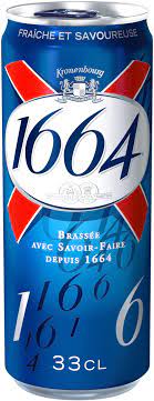 1664 Lager Beer [cans]